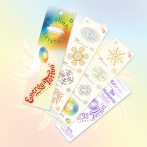 Energy Tattoo Set mit 8 Tattoos sortiert